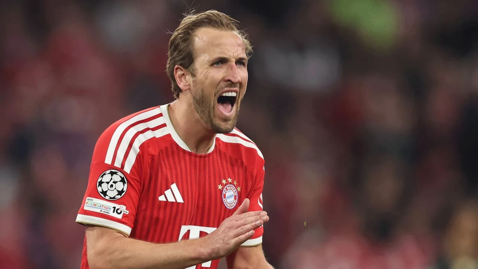 Bayern Munich player celebrating during a match Bayern Munich player celebrating during a match