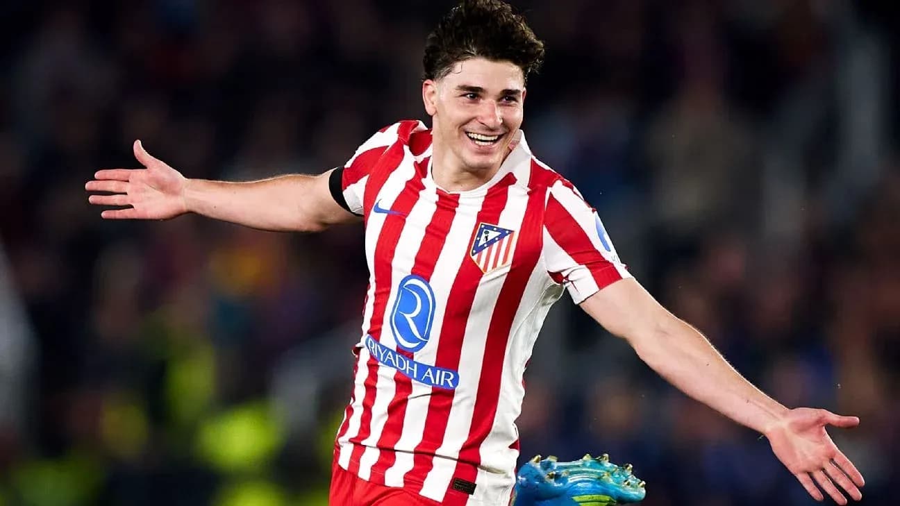 Atletico Madrid player celebrating a goal Atletico Madrid player celebrating a goal