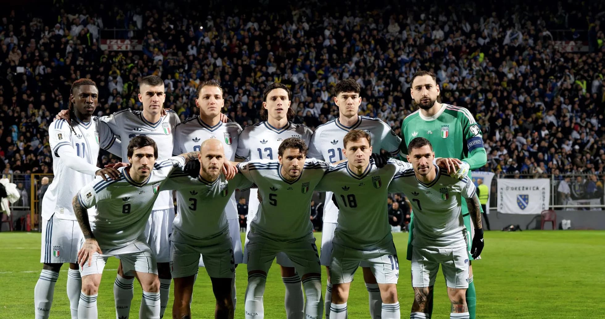Italian national football team posing for photo Italian national football team posing for photo
