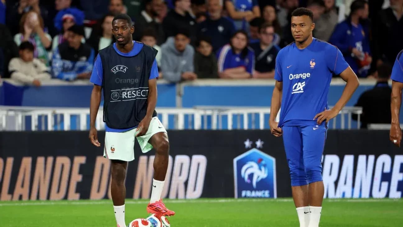 France players warming up before match France players warming up before match