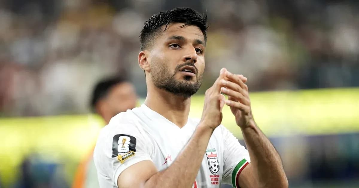 Player applauding fans during a match Player applauding fans during a match