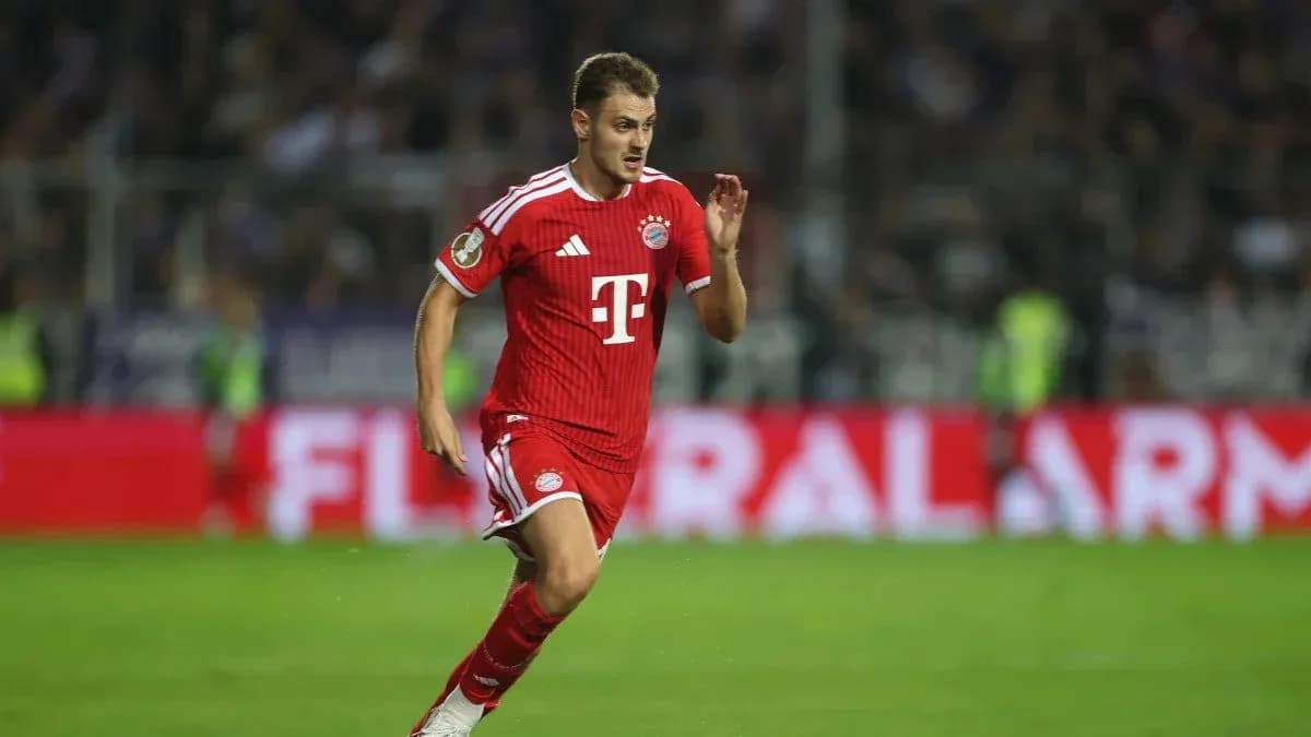 Player running with the ball during a match Player running with the ball during a match