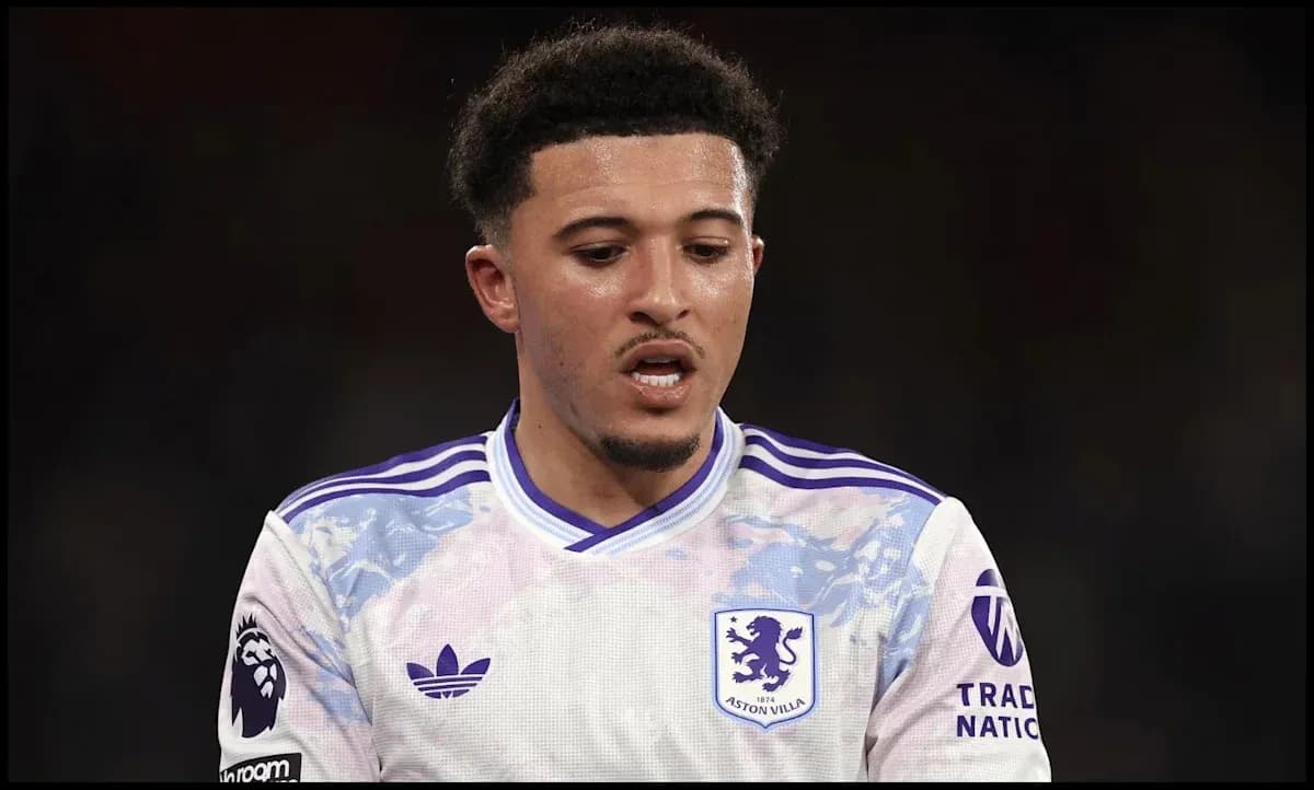 Player in Aston Villa kit during match Player in Aston Villa kit during match