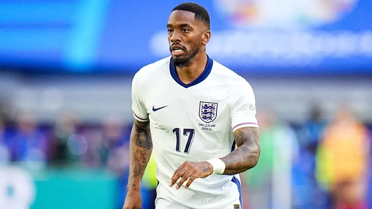 Player wearing England kit during a match Player wearing England kit during a match