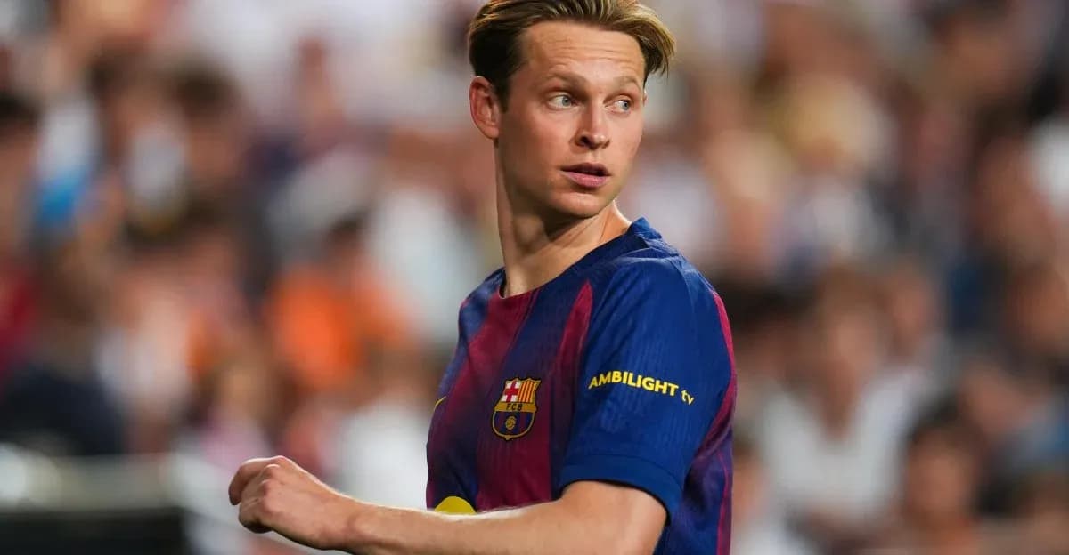 Barcelona player looking back during match Barcelona player looking back during match