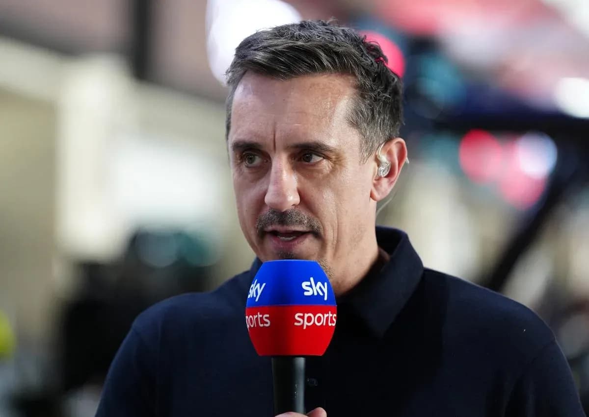 Sportscaster speaking into microphone during broadcast Sportscaster speaking into microphone during broadcast