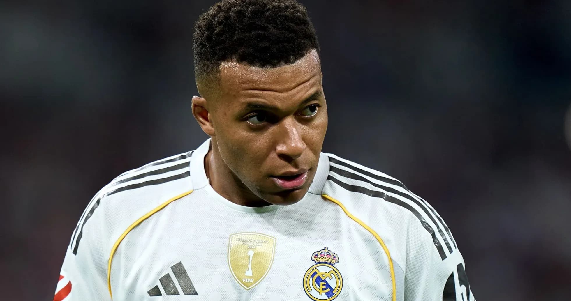 Player wearing Real Madrid jersey during match Player wearing Real Madrid jersey during match