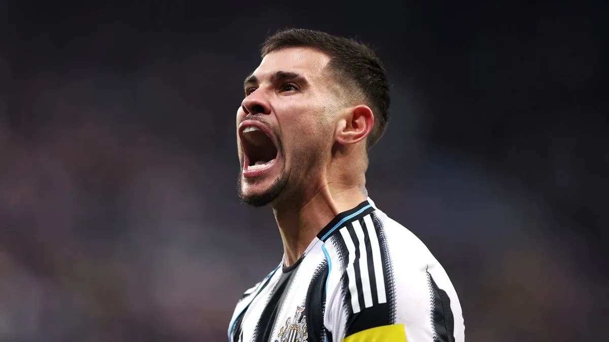 Player celebrating passionately during a match Player celebrating passionately during a match