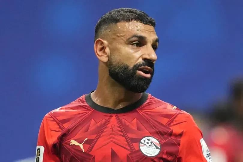Player wearing Egypt jersey during a match Player wearing Egypt jersey during a match