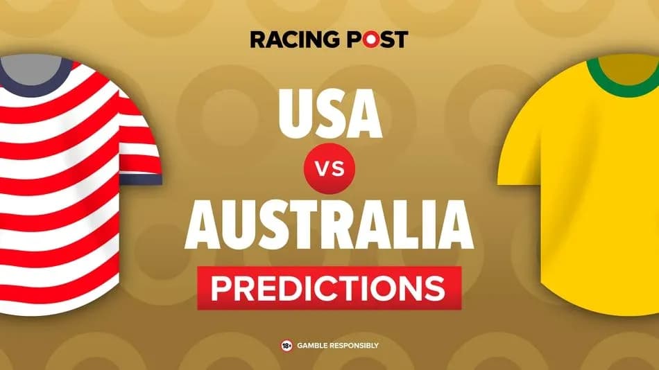 Graphic for USA vs Australia match predictions Graphic for USA vs Australia match predictions