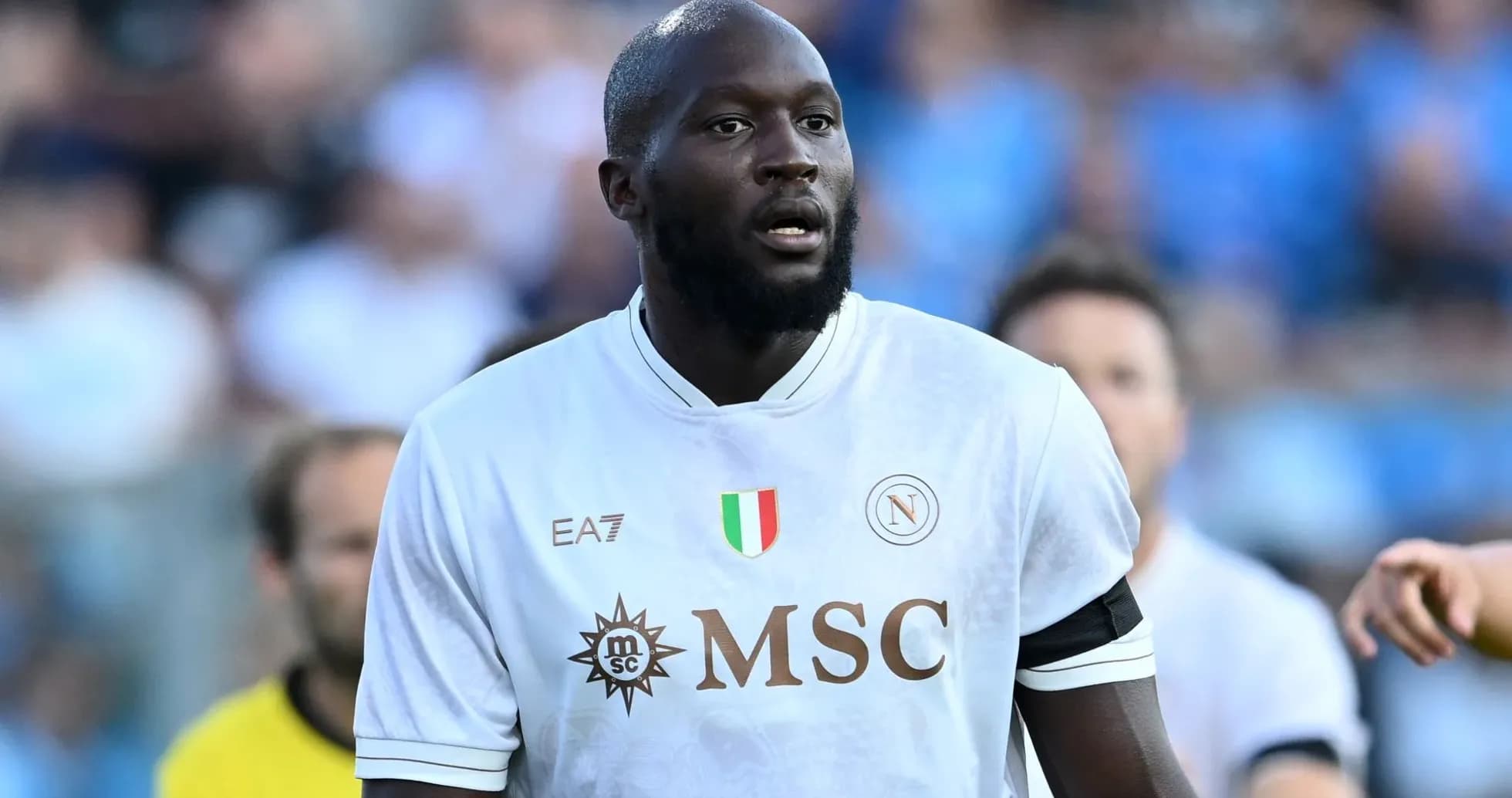 Player wearing Napoli jersey during match action Player wearing Napoli jersey during match action