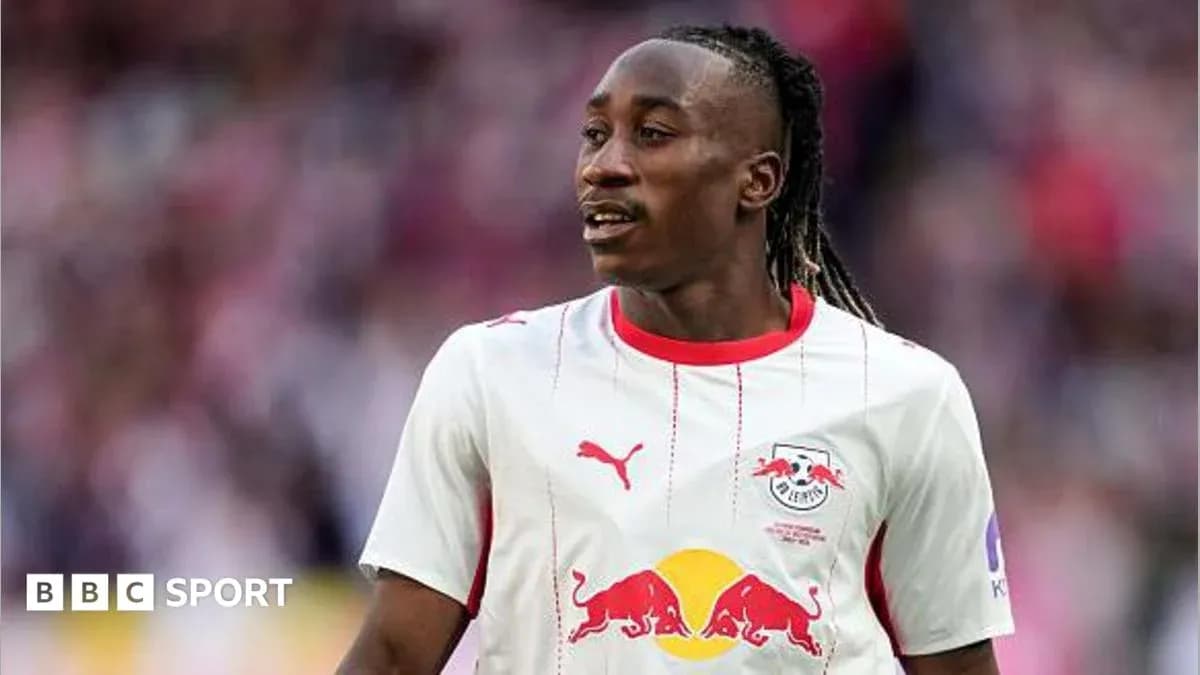 Player in RB Leipzig jersey during match Player in RB Leipzig jersey during match