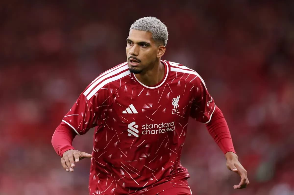 Player in red Liverpool kit during match Player in red Liverpool kit during match