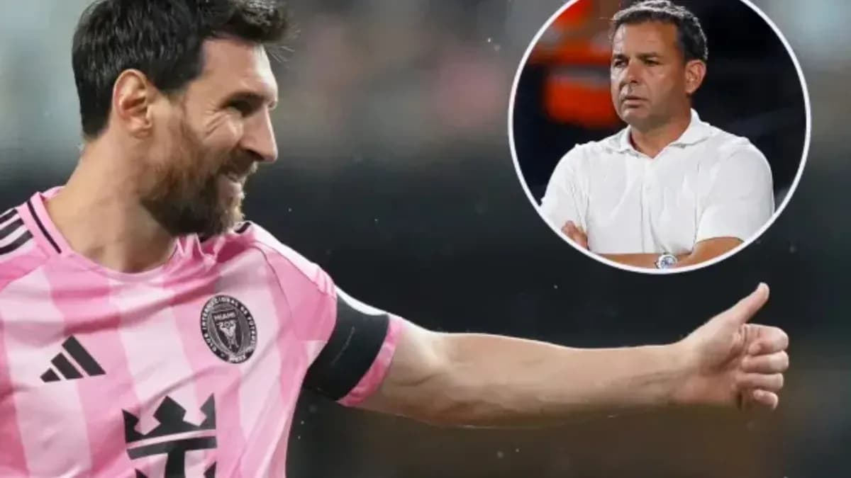 Lionel Messi celebrating in pink Inter Miami jersey Lionel Messi celebrating in pink Inter Miami jersey