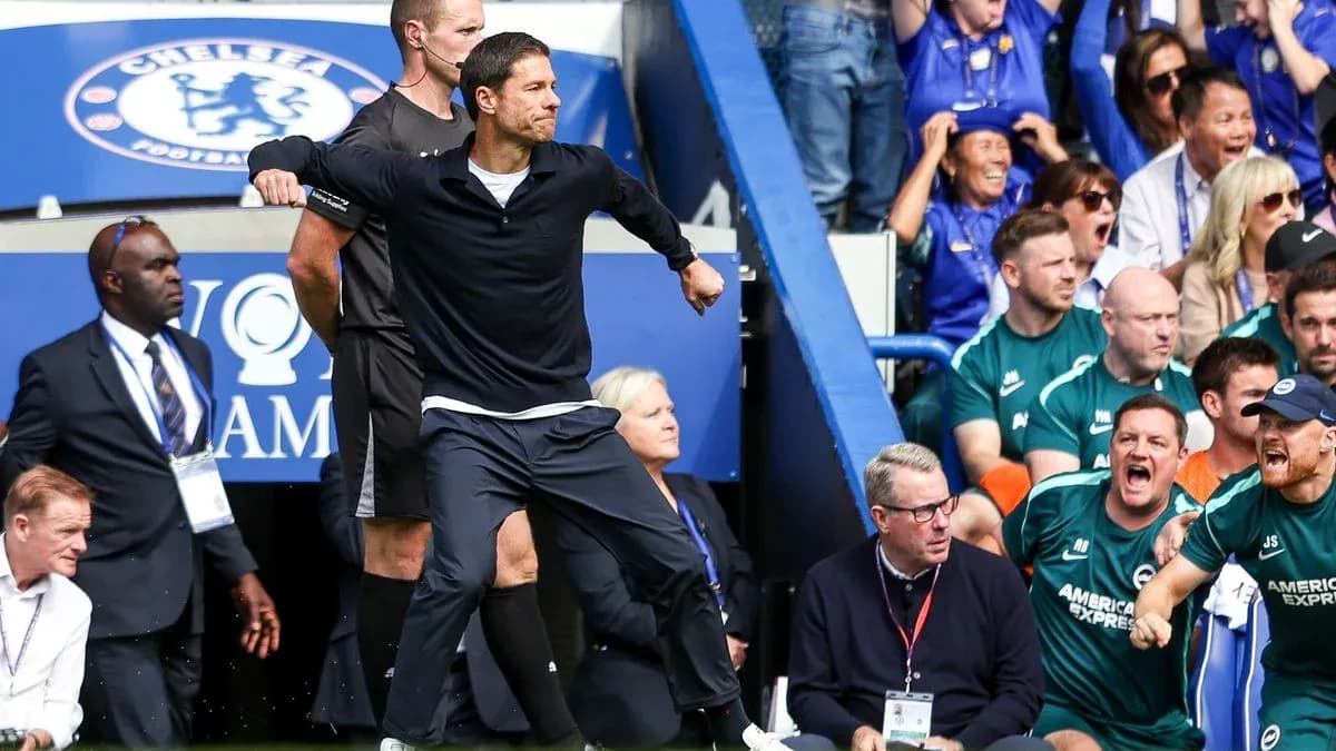 Manager celebrating near the sidelines during match Manager celebrating near the sidelines during match