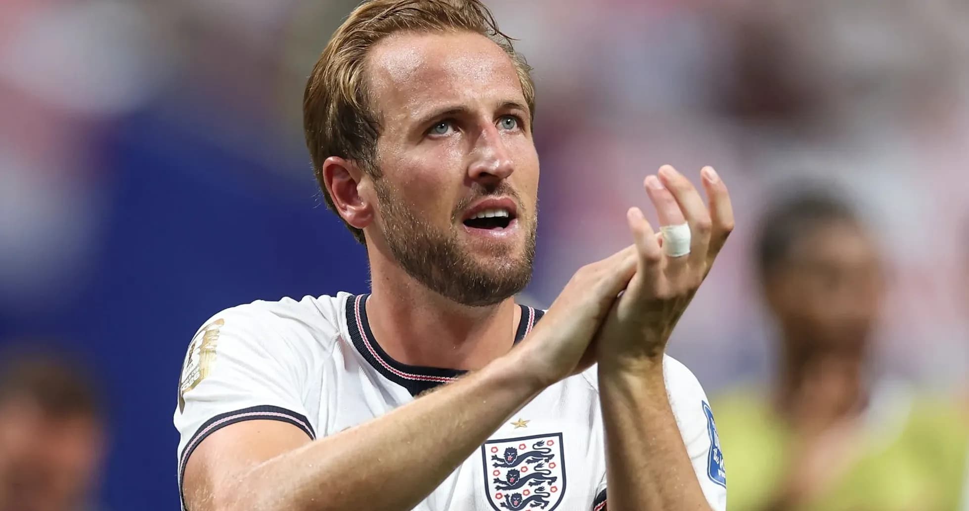 Player applauding fans after a match Player applauding fans after a match