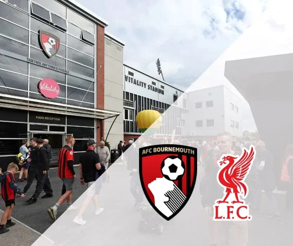 Fans outside Vitality Stadium before match Fans outside Vitality Stadium before match