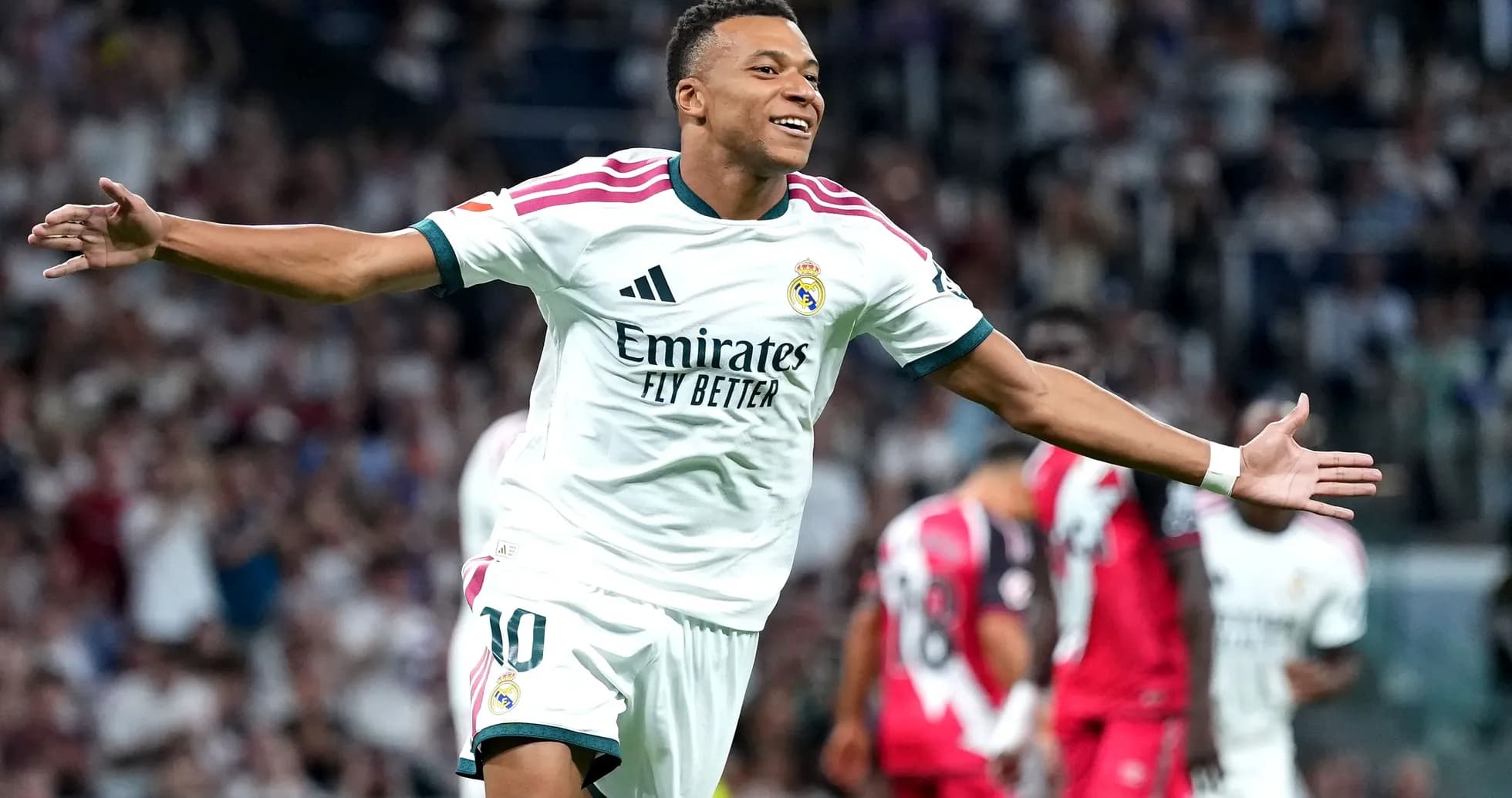 Player celebrating a goal during match Player celebrating a goal during match