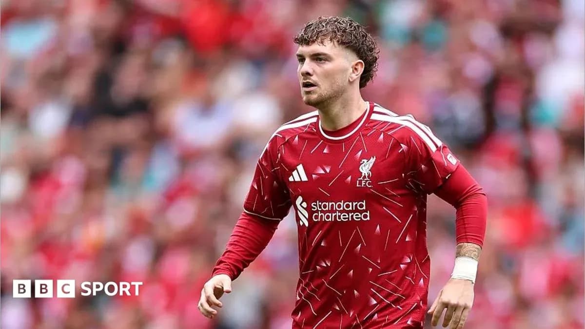 Player in Liverpool kit during match action Player in Liverpool kit during match action
