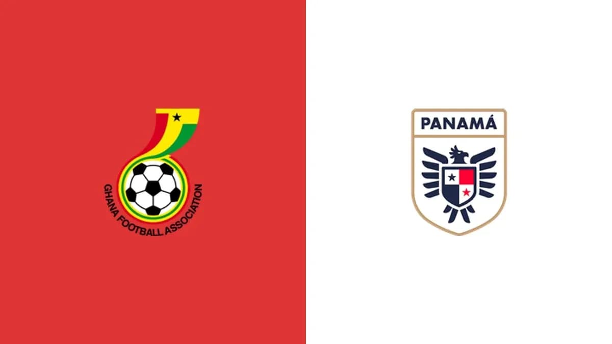 Logos of Ghana Football Association and Panama national team Logos of Ghana Football Association and Panama national team