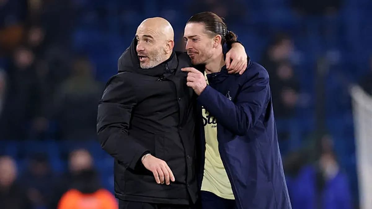 Two men celebrating on the football field Two men celebrating on the football field