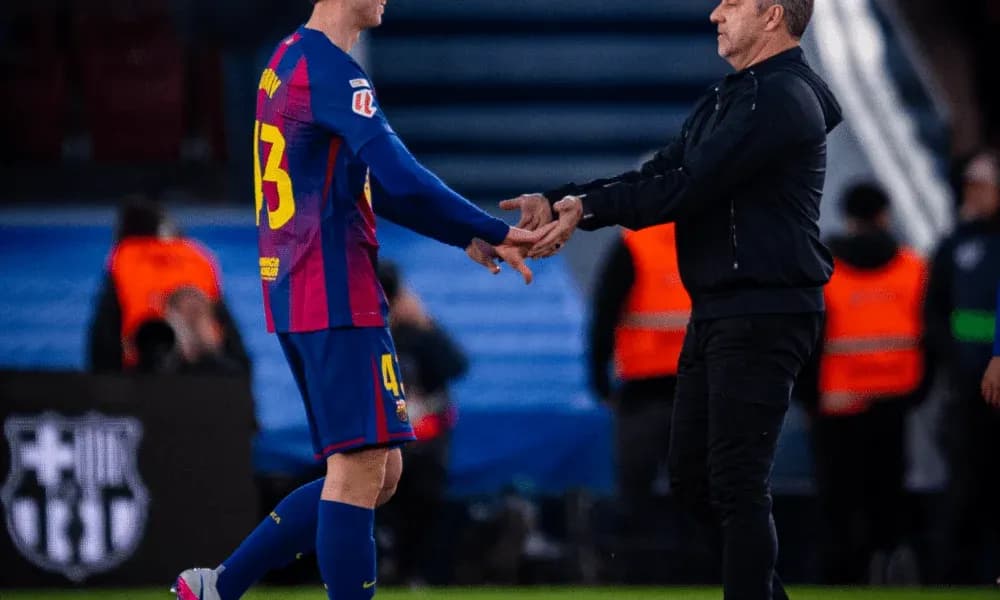 Player shaking hands with coach during substitution Player shaking hands with coach during substitution