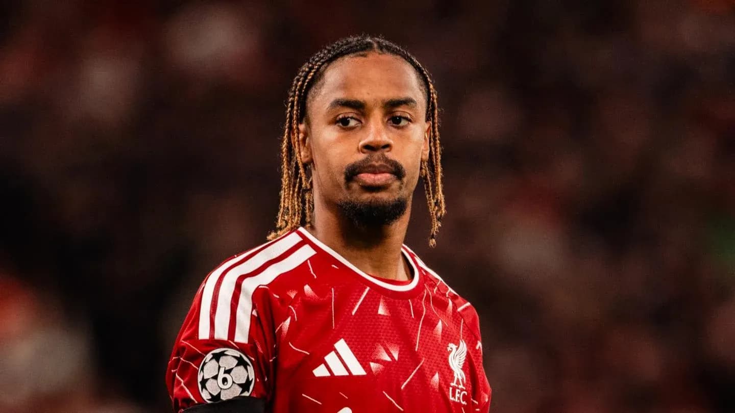 Player in red Liverpool jersey during match Player in red Liverpool jersey during match