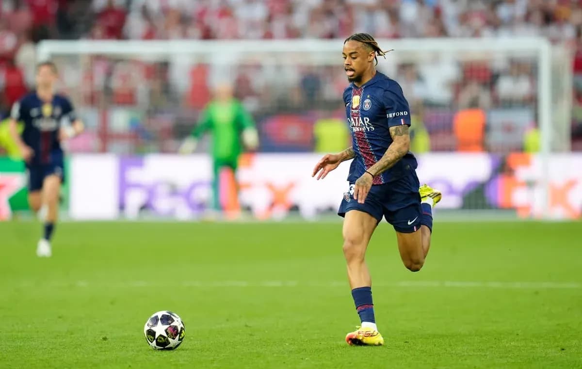 Player running with ball during match Player running with ball during match