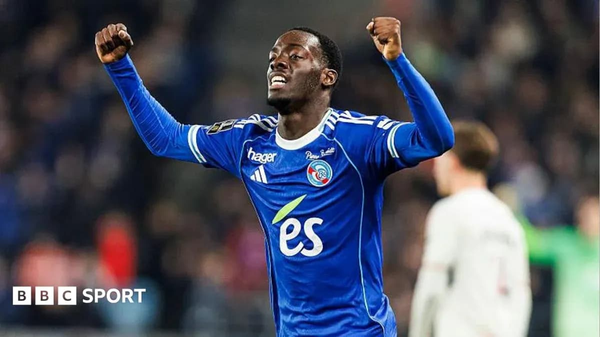 Player celebrating in blue jersey during match Player celebrating in blue jersey during match
