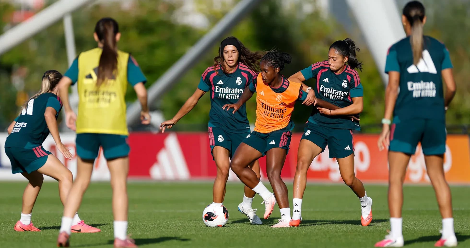 Real Madrid women training for UEFA Champions League Real Madrid women training for UEFA Champions League