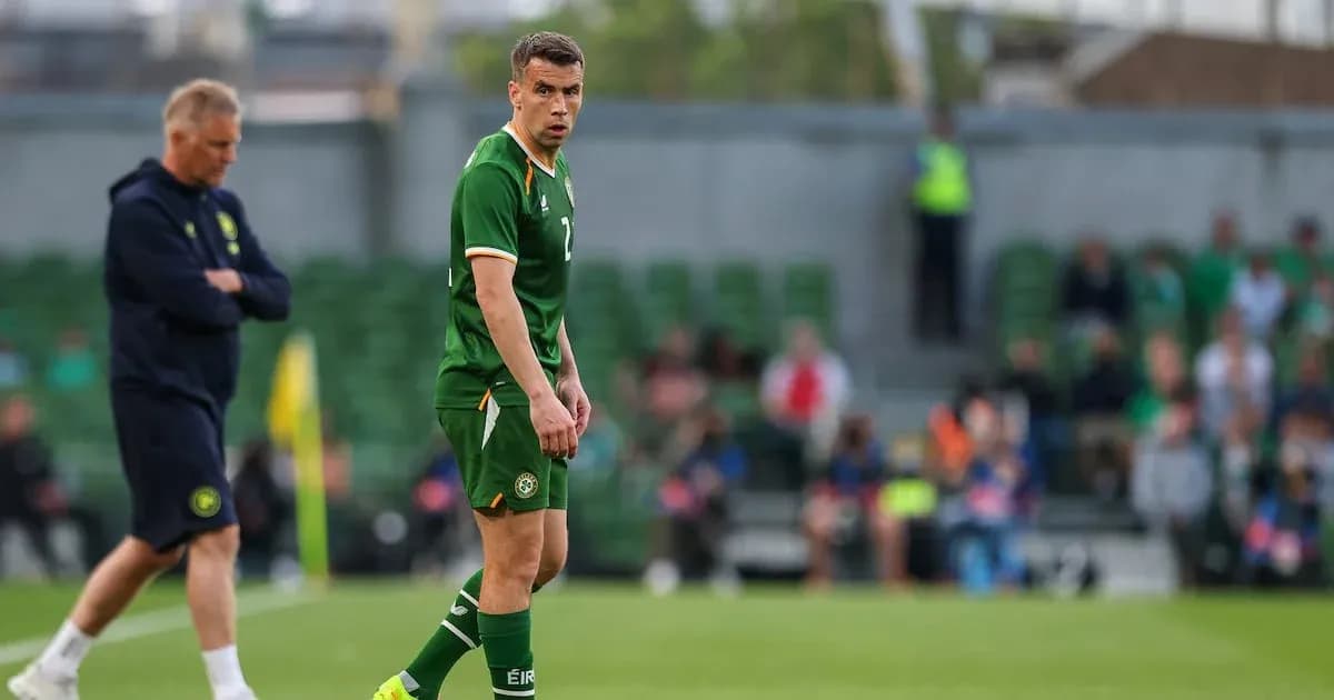 Ireland player on the field during a match Ireland player on the field during a match