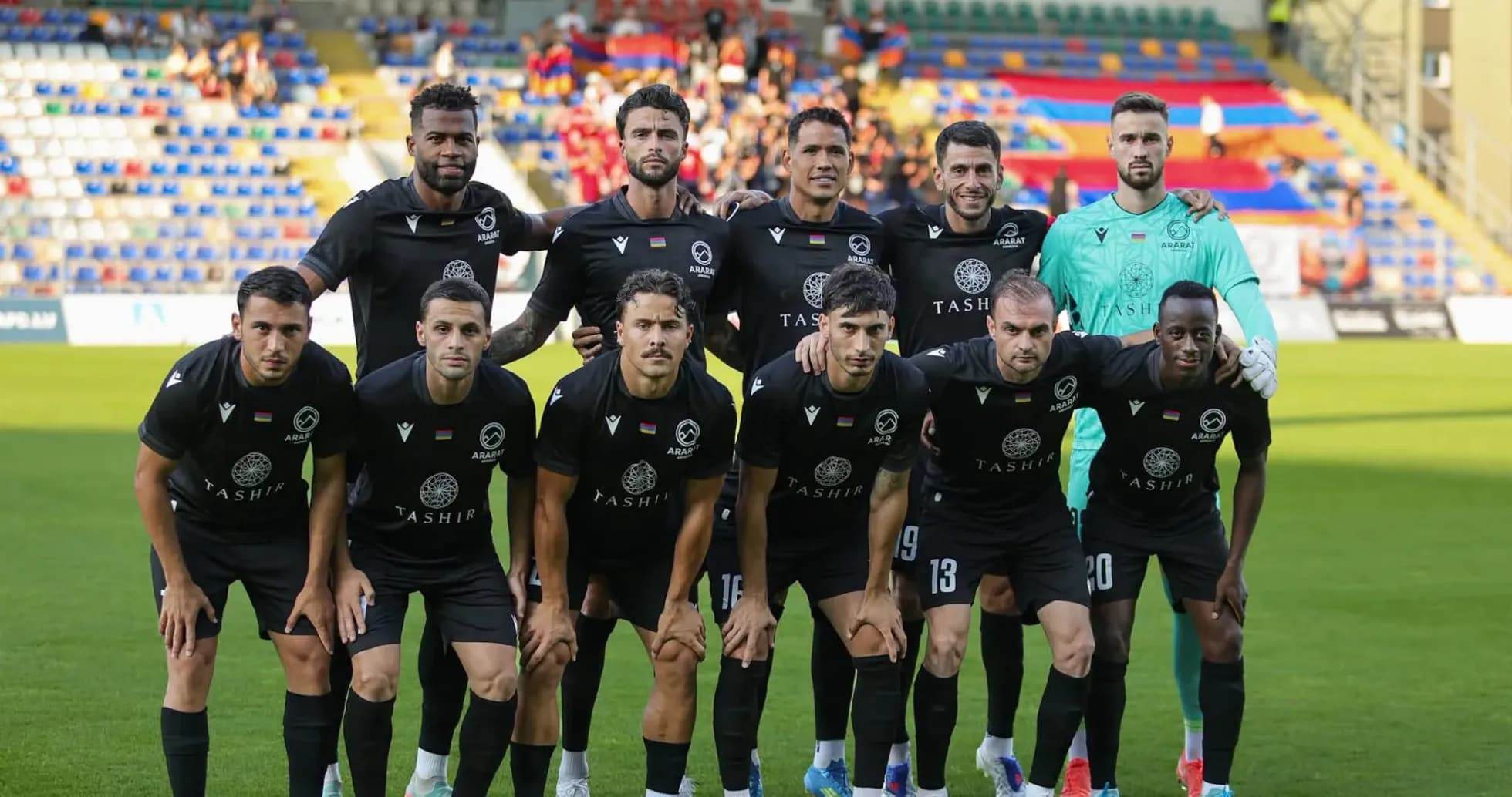 Ararat-Armenia team posing before match Ararat-Armenia team posing before match
