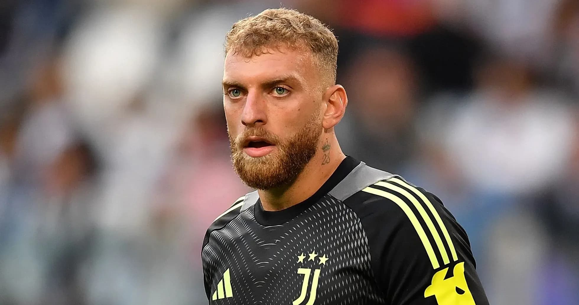 Goalkeeper in Juventus kit during match Goalkeeper in Juventus kit during match