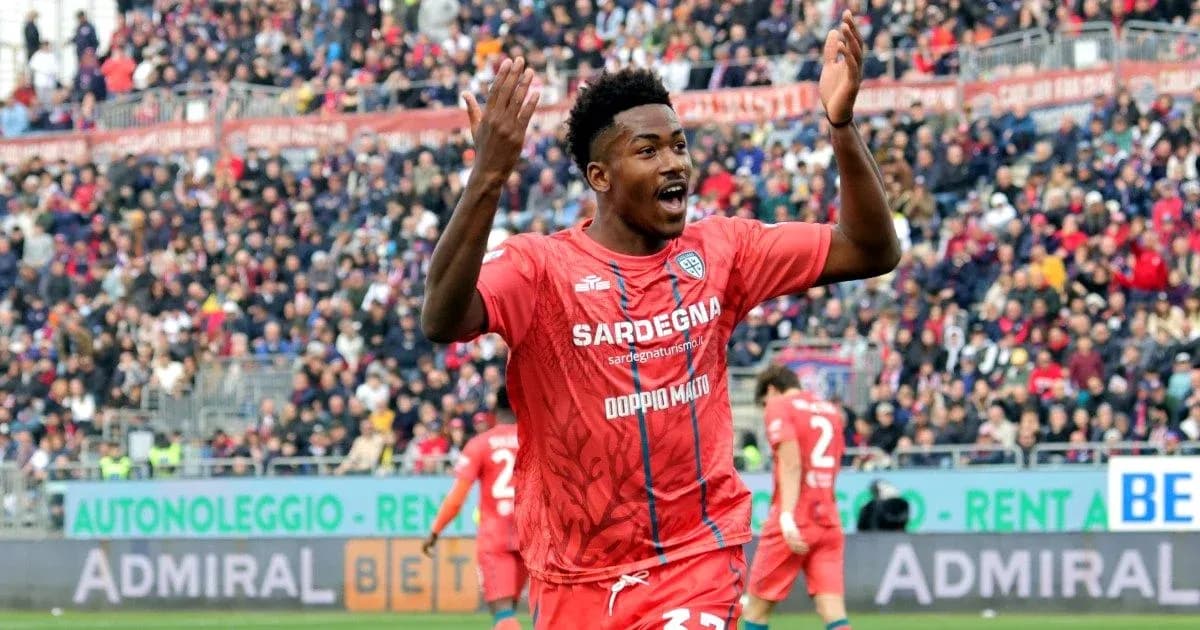 Player celebrating a goal during a match Player celebrating a goal during a match