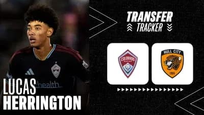 Lucas Herrington in Colorado Rapids jersey with transfer details Lucas Herrington in Colorado Rapids jersey with transfer details