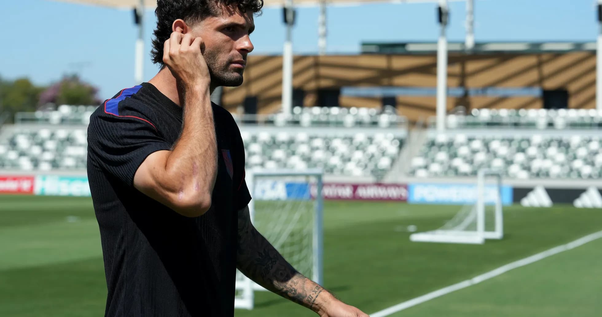 Player training ahead of USA vs Paraguay match Player training ahead of USA vs Paraguay match