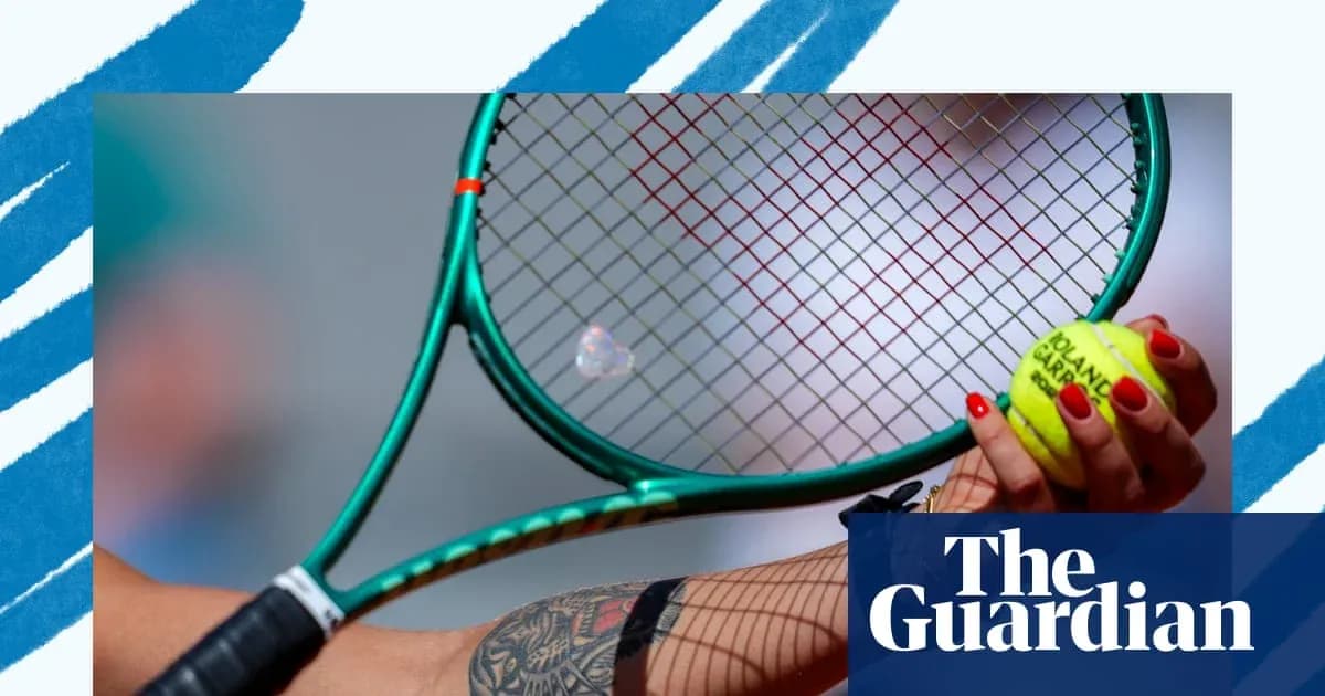 Player holding tennis racket and ball before serve Player holding tennis racket and ball before serve