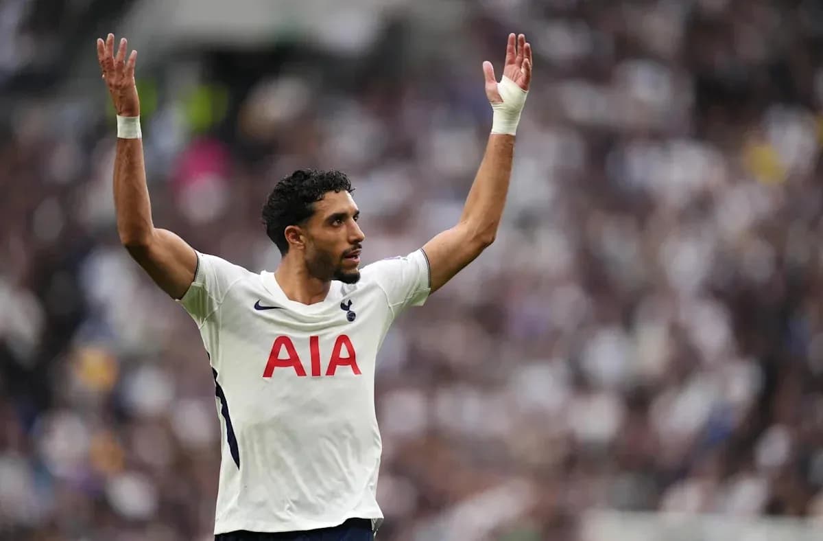 Player gesturing during match at stadium Player gesturing during match at stadium