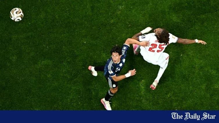 Player attempting to control ball during match Player attempting to control ball during match