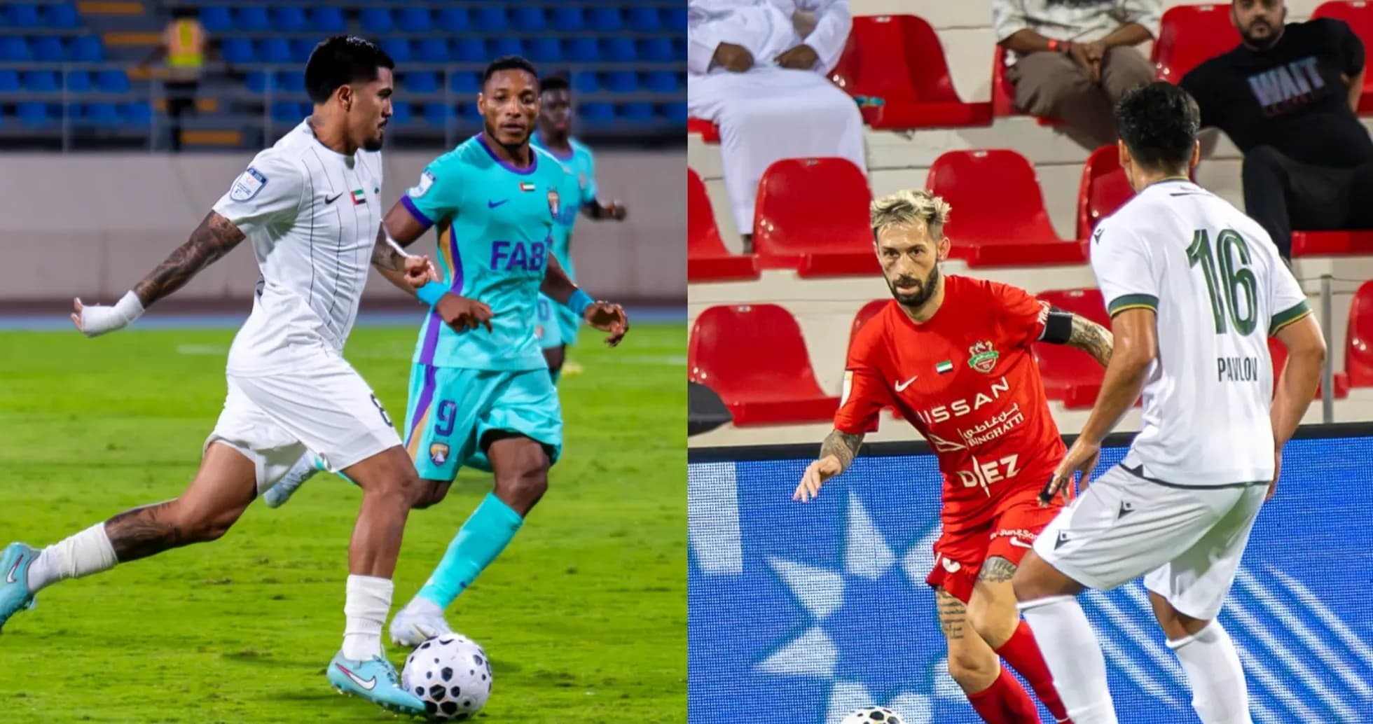 Players competing in Ittihad Kalba U23 match Players competing in Ittihad Kalba U23 match