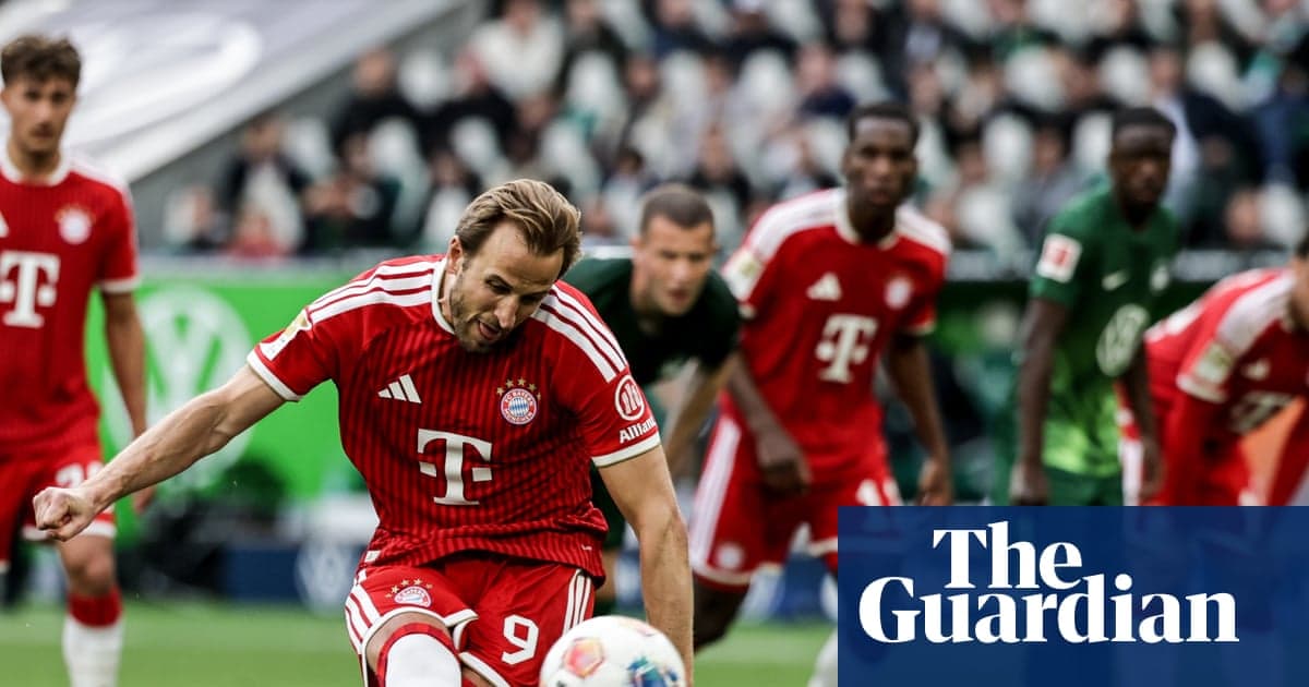 Player kicking ball during penalty kick for Bayern Munich Player kicking ball during penalty kick for Bayern Munich