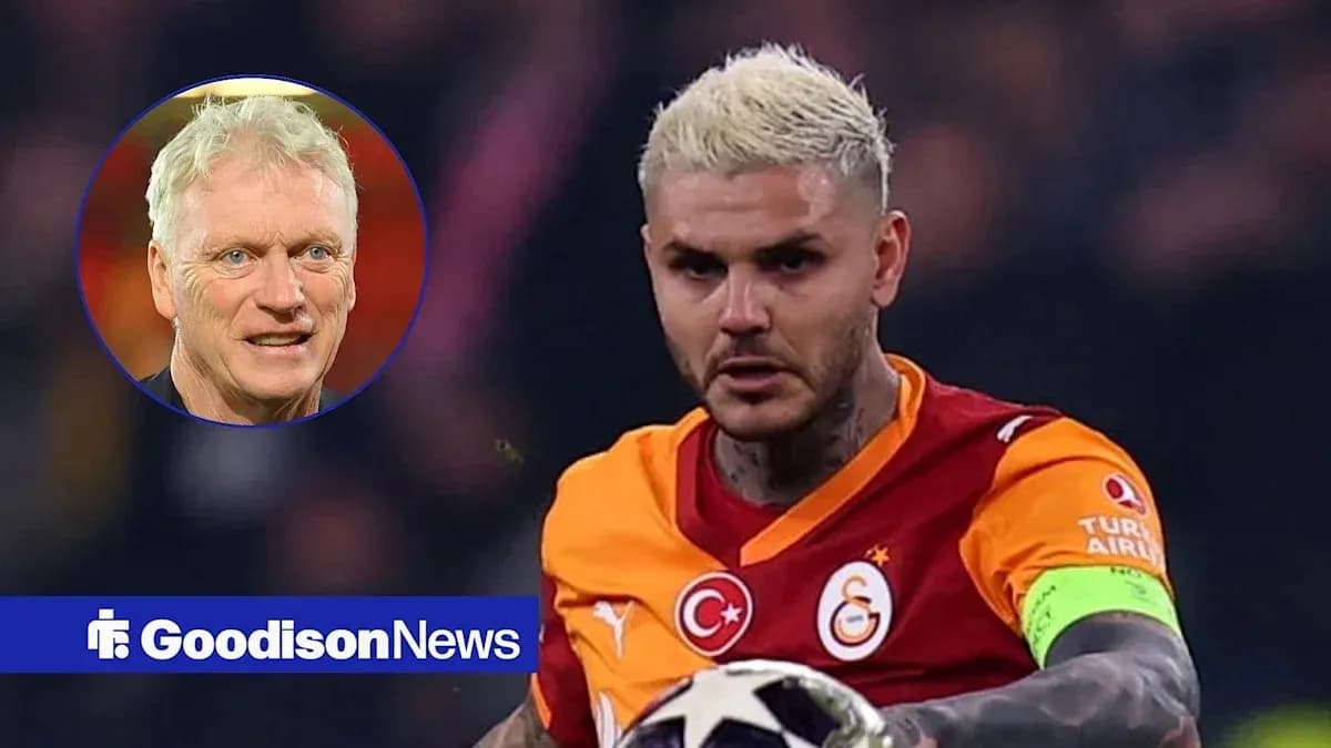 Player in Galatasaray kit preparing to pass the ball Player in Galatasaray kit preparing to pass the ball