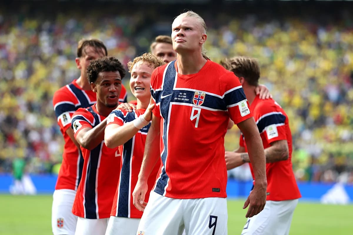 Erling Haaland Scores Twice as Norway Upsets Brazil 2-1 to Reach World Cup 2026 Quarterfinals Erling Haaland Scores Twice as Norway Upsets Brazil 2-1 to Reach World Cup 2026 Quarterfinals