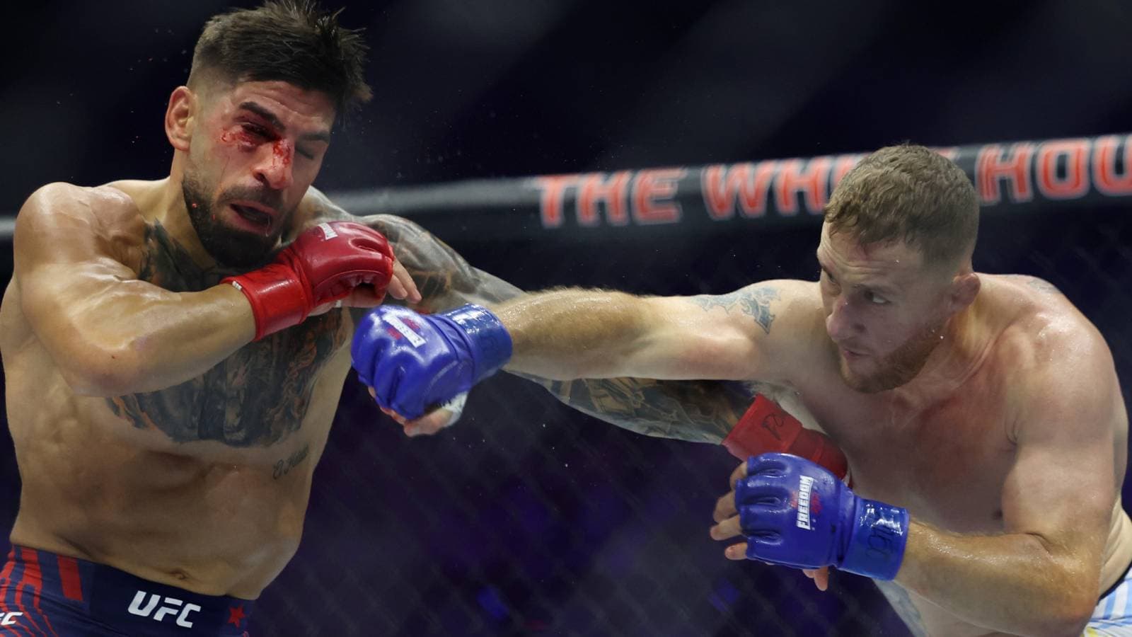 Ilia Topuria Accuses Justin Gaethje of Cheating After UFC Defeat Ilia Topuria Accuses Justin Gaethje of Cheating After UFC Defeat
