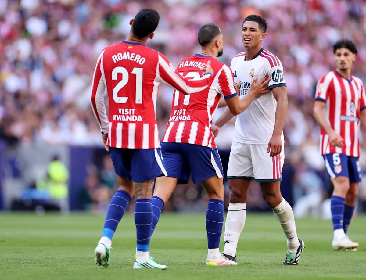 Jude Bellingham Challenges Referee After Contentious Real Madrid Derby Loss Jude Bellingham Challenges Referee After Contentious Real Madrid Derby Loss