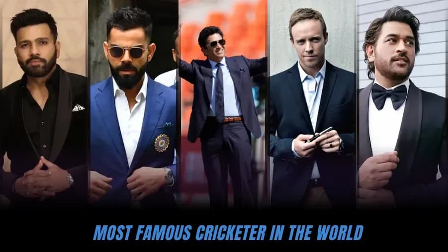 Top 10 Most Famous Cricketers Worldwide in 2026 Top 10 Most Famous Cricketers Worldwide in 2026
