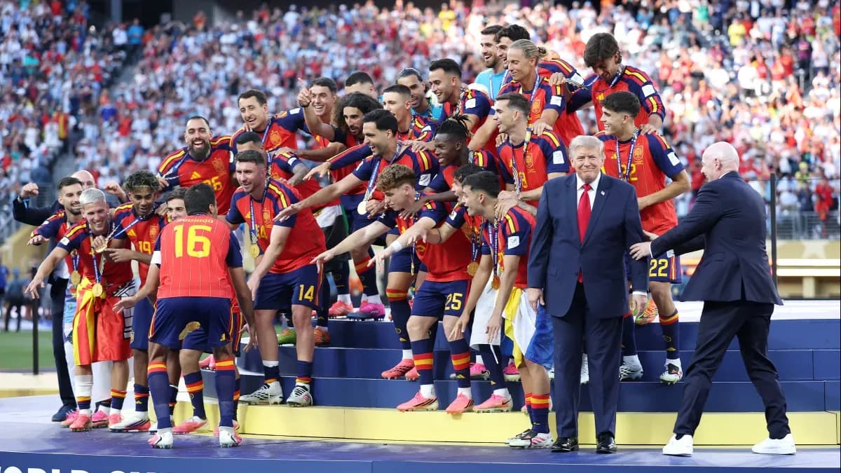 Spain’s World Cup Celebration Photos Omit Donald Trump Spain’s World Cup Celebration Photos Omit Donald Trump